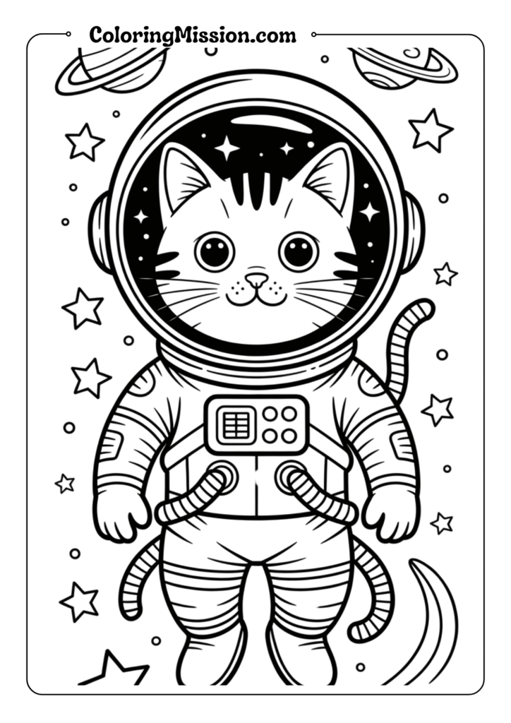 Astronaut Space Cat