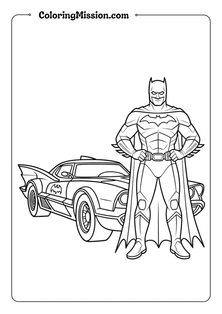 Batman and the Batmobile