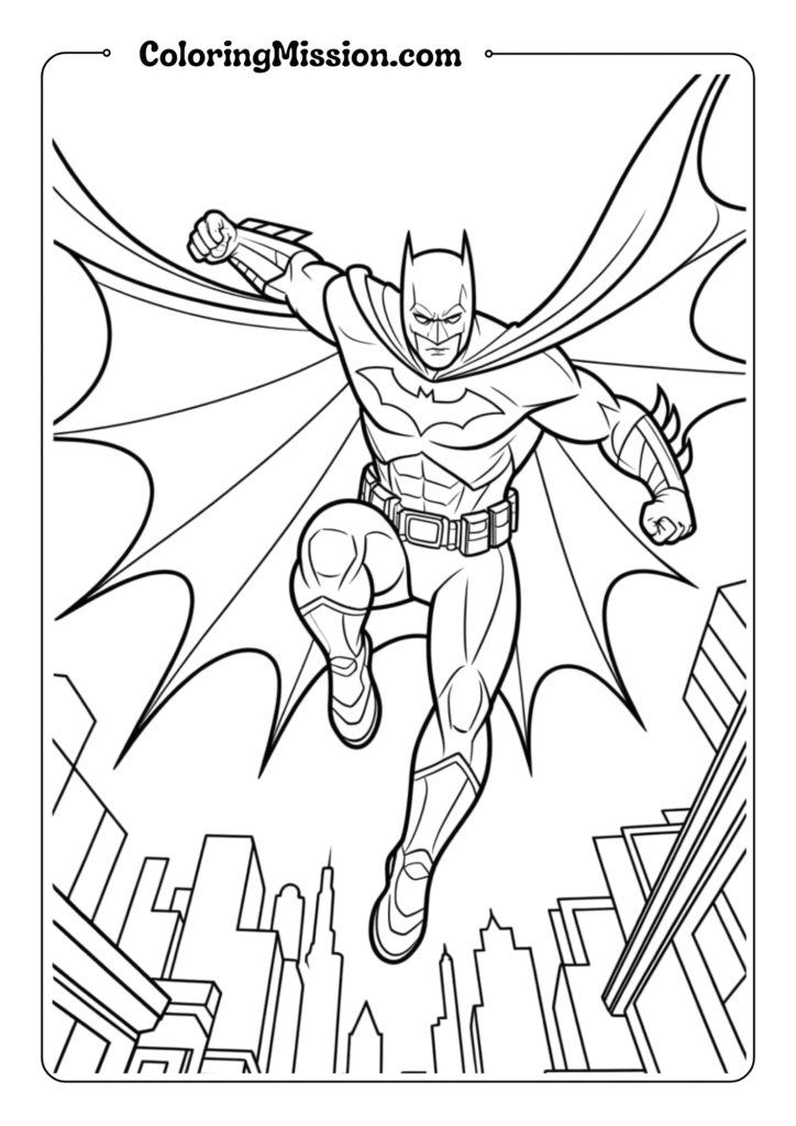 Batman in Action Pose