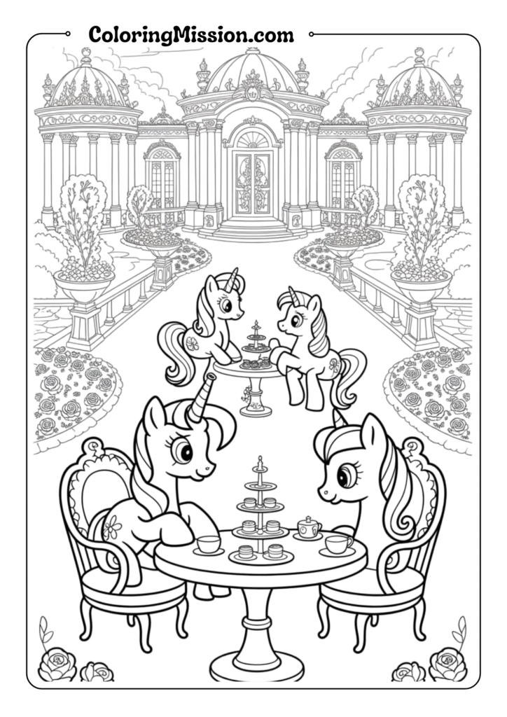 Canterlot Royal Garden Tea Party