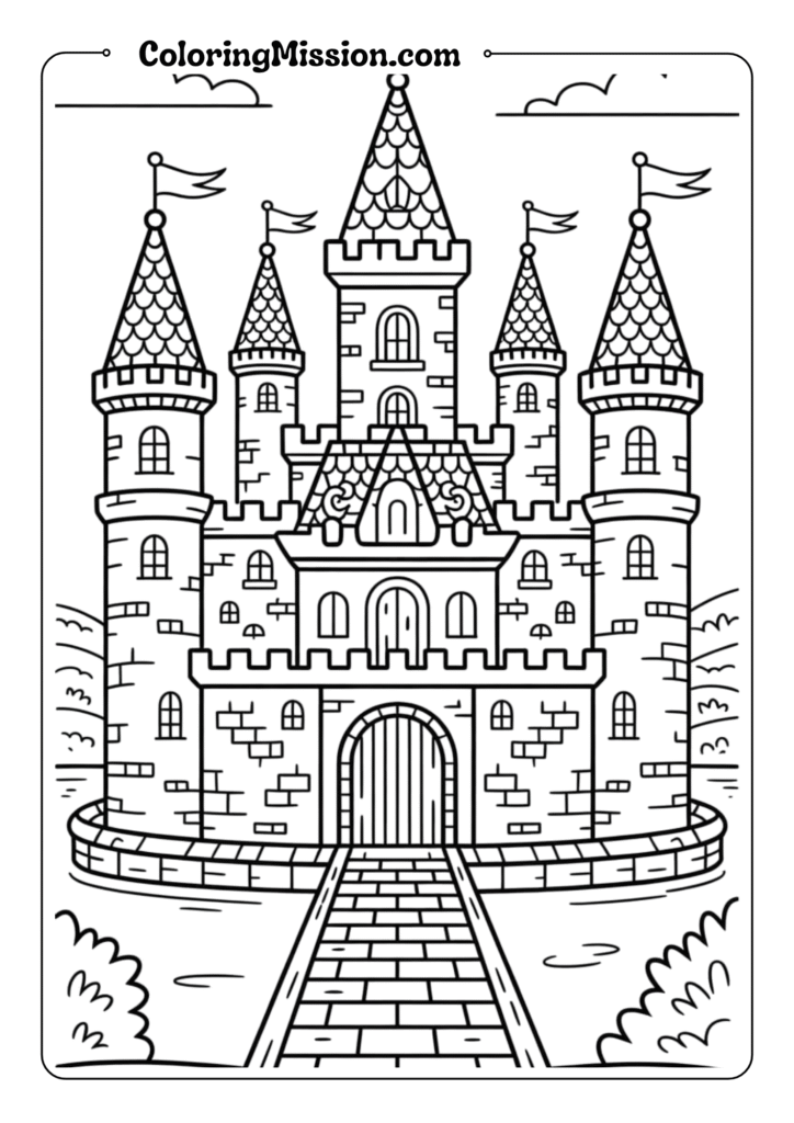 Castle with Multiple Towers