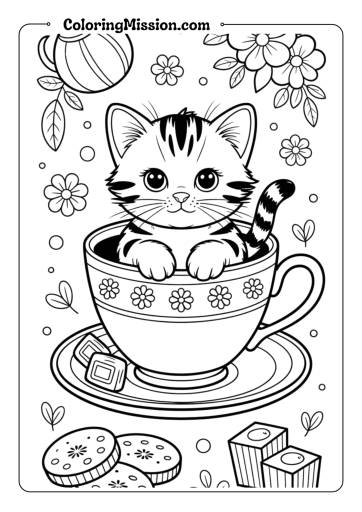 Cat in Teacup