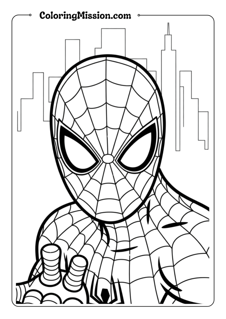 Classic Spider-Man Portrait