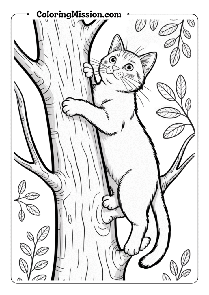 Climbing Tree Cat