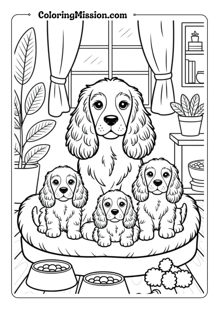 Cocker Spaniel Family