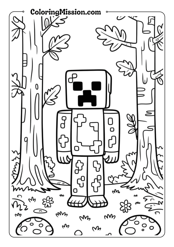 Creeper in Forest Setting