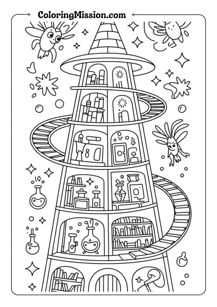 Fantasy Wizard Tower
