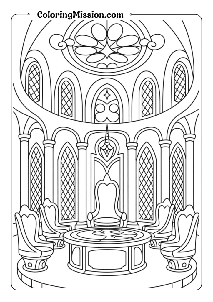 Friendship Castle Throne Room