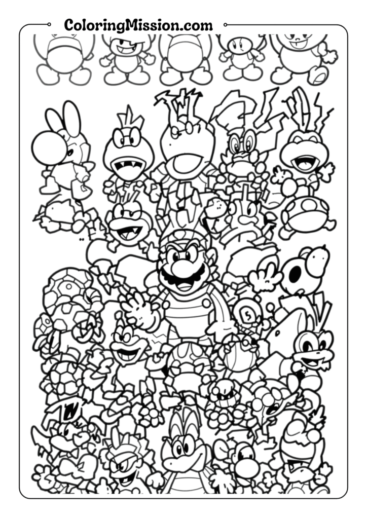 Goomba and Koopa Troopa Parade
