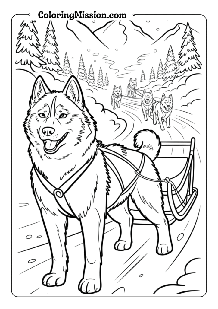 Husky Sled Dog