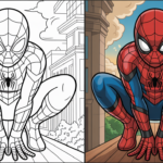 spiderman coloring pages