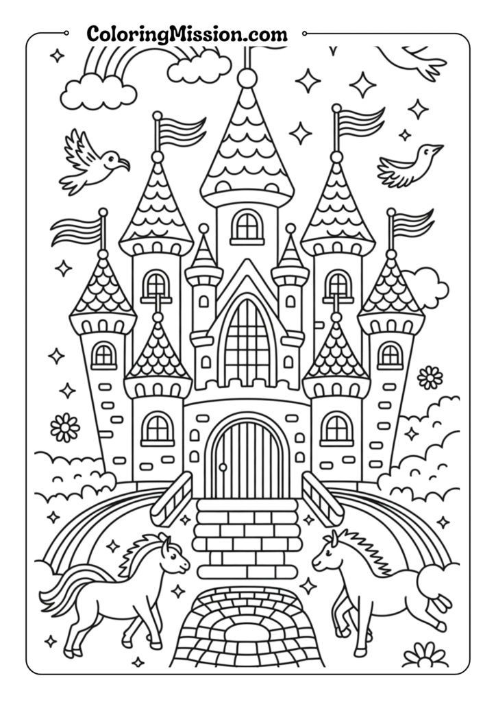 Rainbow Castle Fantasy
