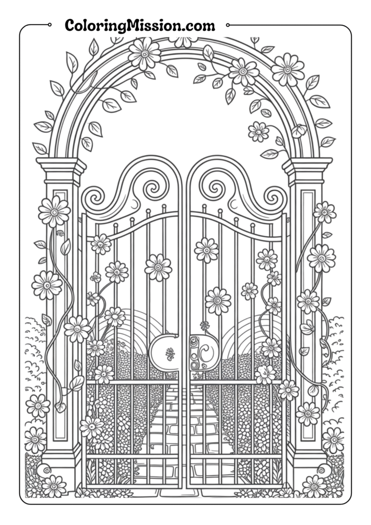 Rainbow Garden Gate