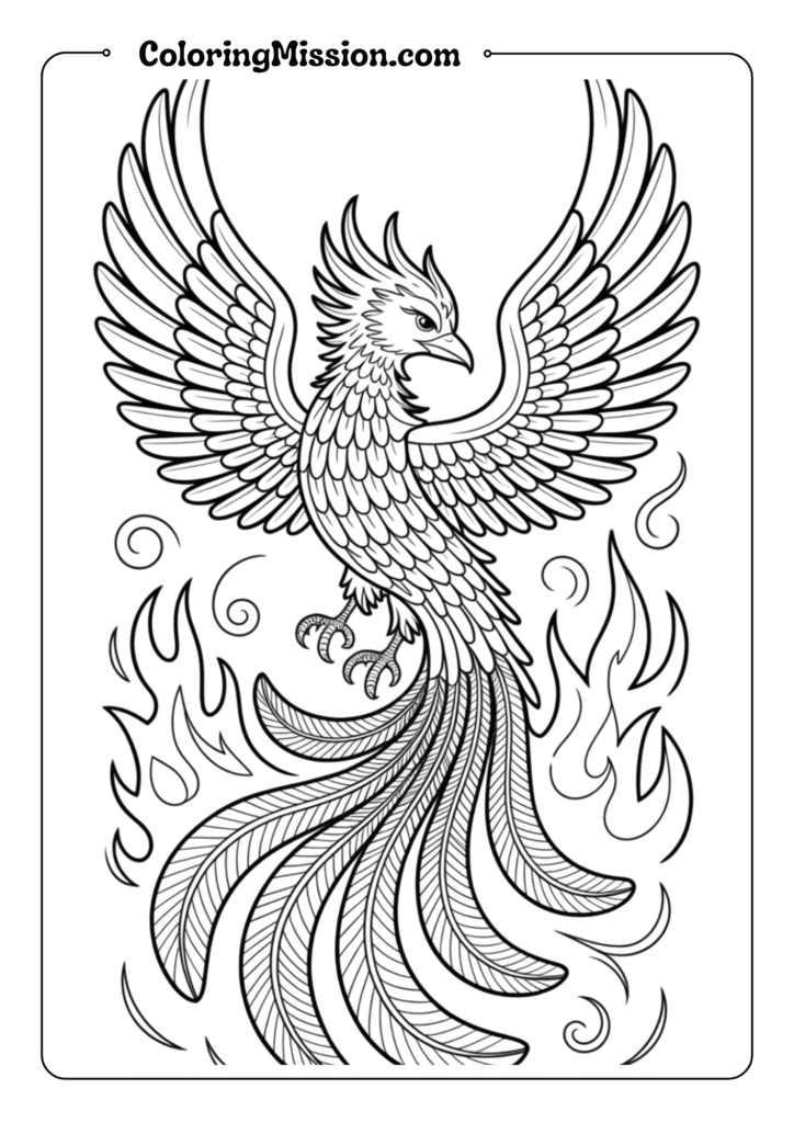 Rainbow Phoenix Rising