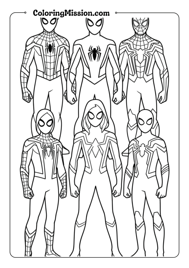Spider-Man Family Portrait