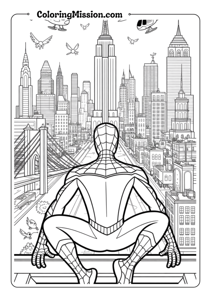 Spider-Man New York City Panorama