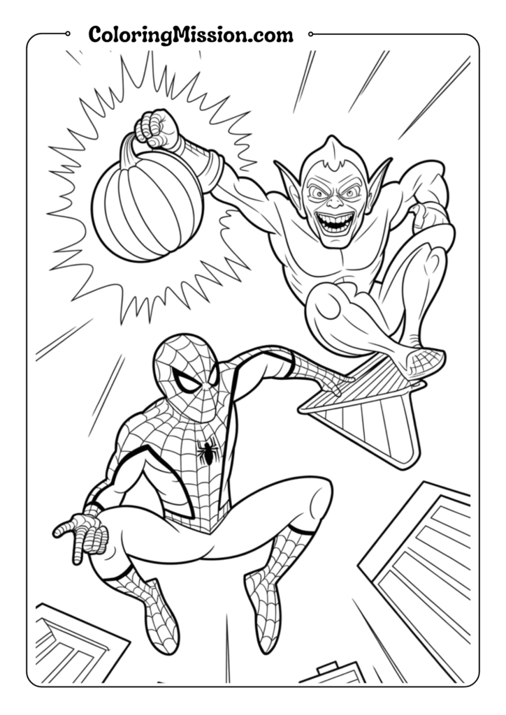 Spider-Man vs. Green Goblin Battle