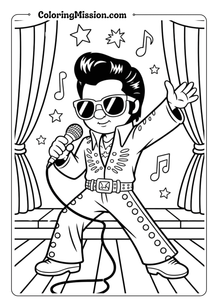 Stitch as Elvis Impersonator
