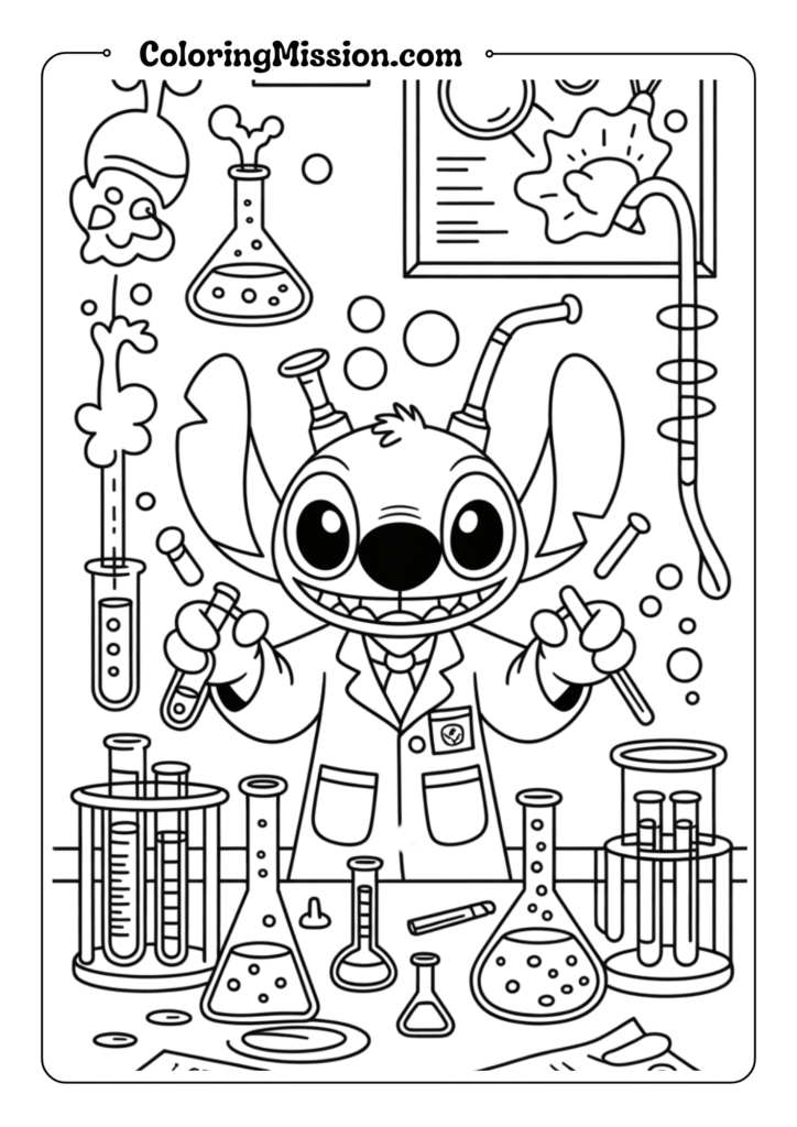 Stitch's Science Experiment