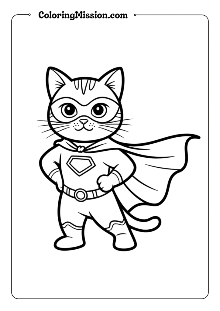 Superhero Cat