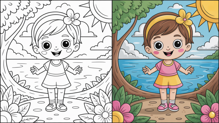 summer coloring pages