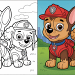 paw patrol coloring pages