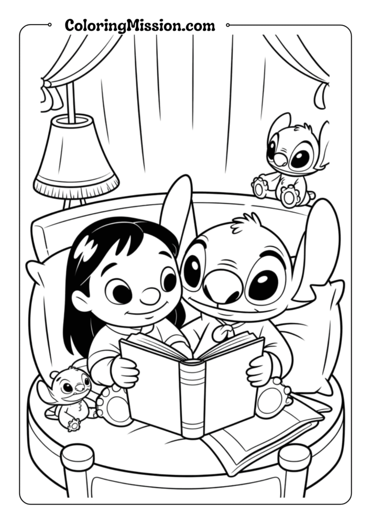Bedtime Story Scene