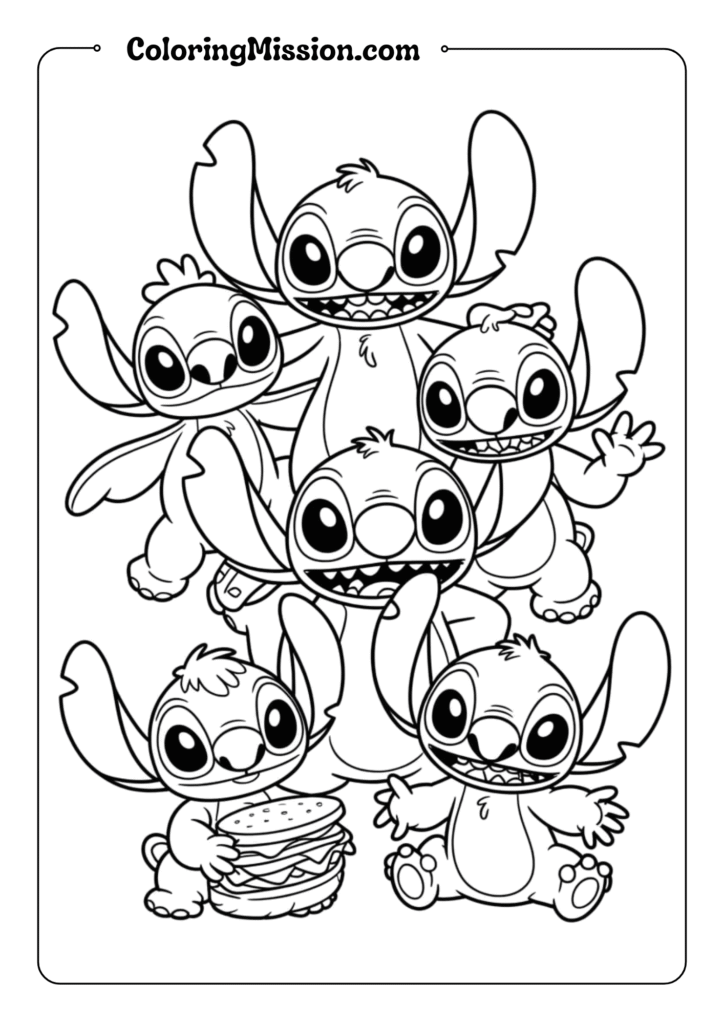 Stitch's Experiment Family Reunion