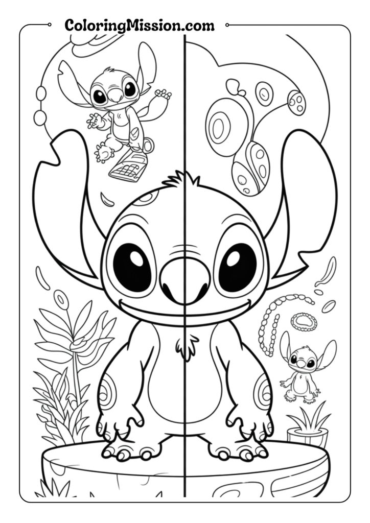 Stitch's Transformation Scene