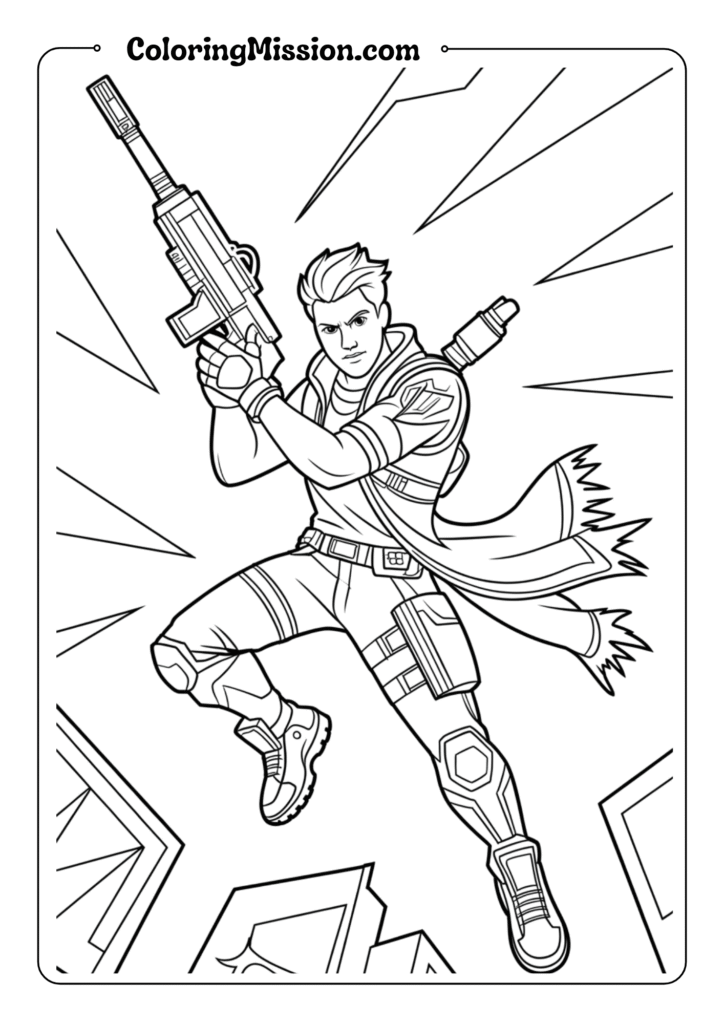 Battle Royale Hero Portrait